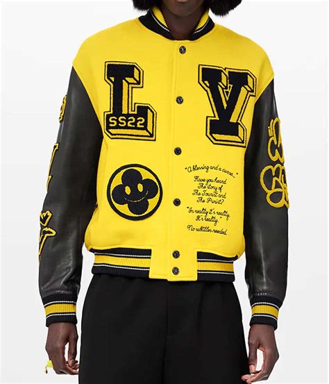 Louis Vuitton varsity leather jacket